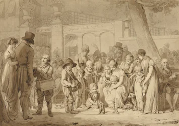 Compositorische tekening voor 