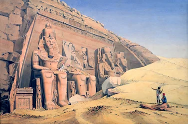 Grote Tempel van Ramses II, Abu Simbel, 1846