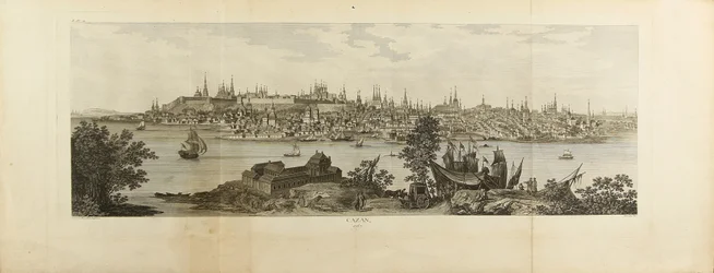 Panoramisch uitzicht op Kasan