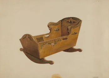 Wieg, ca. 1936