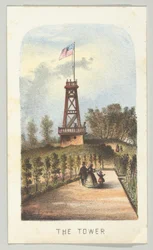 De Toren, uit de serie, Uitzichten in Central Park, New York, Deel 2, 1864
