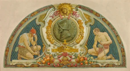 Mijnbouw (studie voor lunet, Old Senate Office Building)