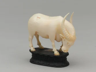 Zwarte loper, schaakstuk, India, circa 1820