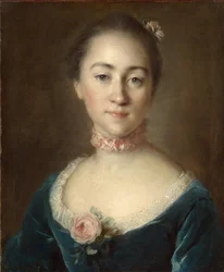 Portret van gravin Ekaterina Golovkina, 1757