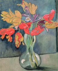 Het boeket tulpen