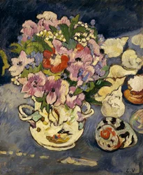 Vaas met bloemen