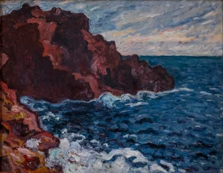 Violette rotsen (zeegolf)