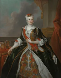 Portret van Maria Josepha van Oostenrijk