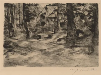 Bank in het bos II