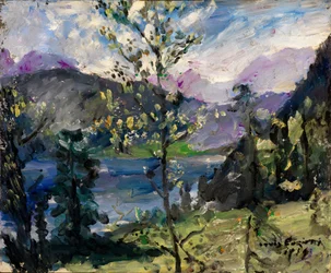 Landschap aan de Walchensee