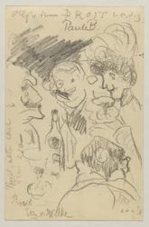 Lovis Corinth aan Carl Strathmann: Postkaart, Poststempel 23 september 1905