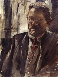 Portret van Max Halbe