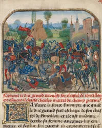 De Slag voor het Kasteel van Roussillon