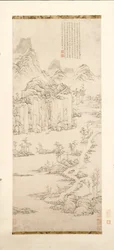 Daoïstische Toevlucht in Berg- en Stroomlandschap na Ni Zan [1301-1374]