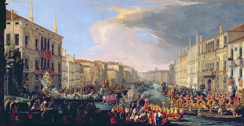 Regatta Gehouden ter Ere van Frederik VI van Denemarken (1671-1730) 1709