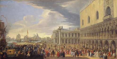 De aankomst van de graaf van Manchester in Venetië, 1707-10