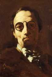 Zelfportret, olieverf op doek, 46.8x35.3 cm