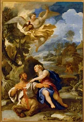 De dood van de centaur Nessus ... (schilderij op doek)