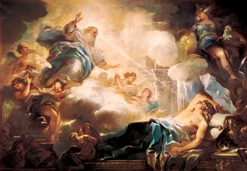 De droom van koning Salomo, ca. 1693