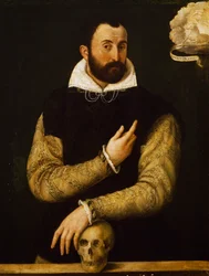 Portret van Girolamo Rossi