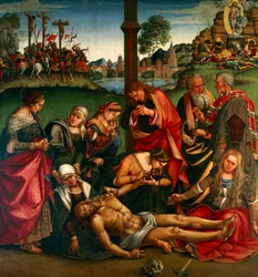 De Deposition of de Rouw over de Dode Christus