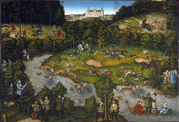 Jacht bij Kasteel Hartenfels