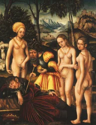 Het oordeel van Parijs, ca. 1507