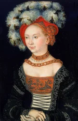 Portret van een dame. Omstreeks 1530