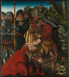 Duits: Das Martyrium der Heiligen Barbara Het martelaarschap van de heilige Barbara