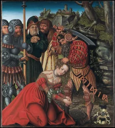 Duits: Das Martyrium der Heiligen Barbara Het martelaarschap van de heilige Barbara