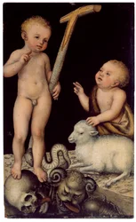 Jezus en Johannes als jongens