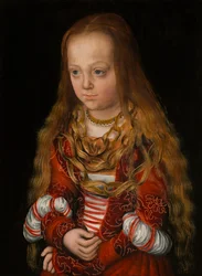 Portret van een Saksische prinses