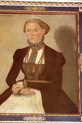 Portret van Margarethe Luther