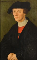 Portret van een 19-jarige jongeman in zwarte kleding