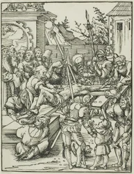 De heilige Bartholomeus, uit Het martelaarschap van de apostelen