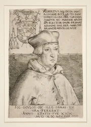 De kardinaal Albrecht van Brandenburg