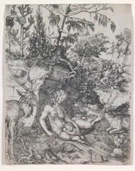 De boetedoening van Sint Johannes Chrysostomus