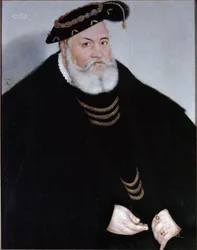 Portret van markgraaf Georg de Vrome van Brandenburg-Ansbach