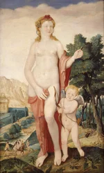 Venus en Amor, tweede helft van de 16e eeuw