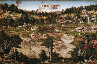 Jacht ter ere van Karel V in kasteel Torgau
