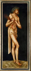Schmerzensmann;Christus van verdriet (schilderij op lindehout)