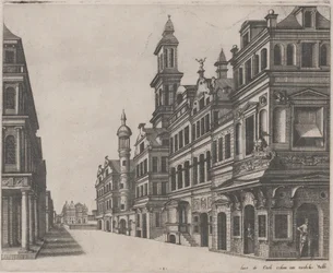 Perspectief Weergave van een Straat