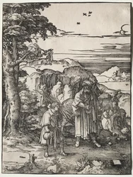 Abraham gaat Isaak offeren