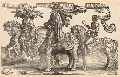 De Negen Helden: Hector van Troje, Alexander van Macedonië, Julius Caesar