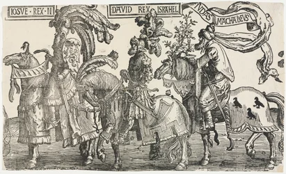 De negen helden: Jozua, David, Judas Maccabeüs