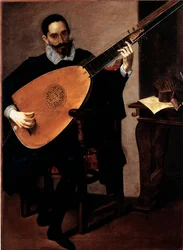 Portret van de Musicus van de Hertogelijke Kapel Gerolamo Gallo