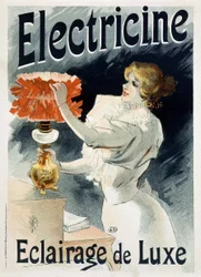 Posteradvertentie van Electricine: luxe verlichting