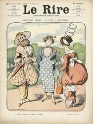 Illustratie in Le Rire, 27/07/12 - Laatste mode (gravure)