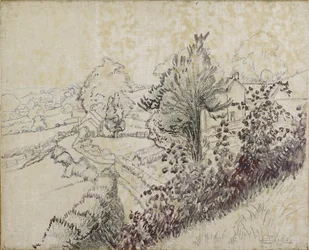 Zicht op Leintwardine, 1932