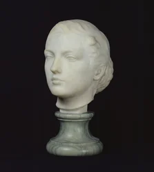 Hoofd van Jane Poupelet (1878-1932) 1897